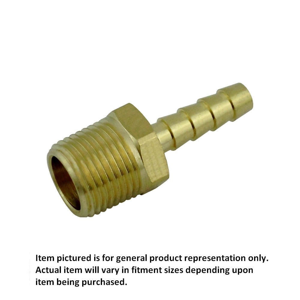 Brass Hose Stem, 1/2 B x 1/2″ MPT