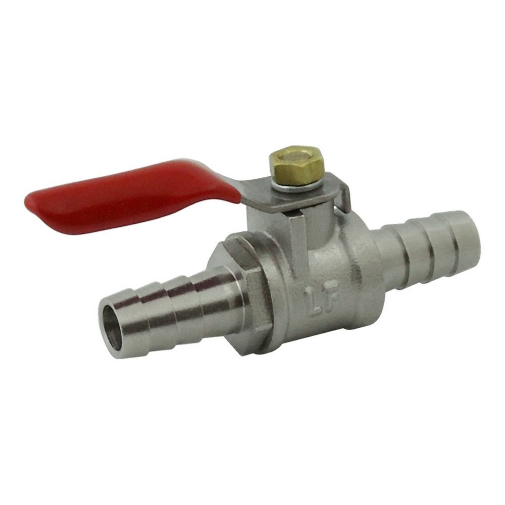 Ball Valve, 3/8 Barb X 3/8″ Barb (No Check Valve)