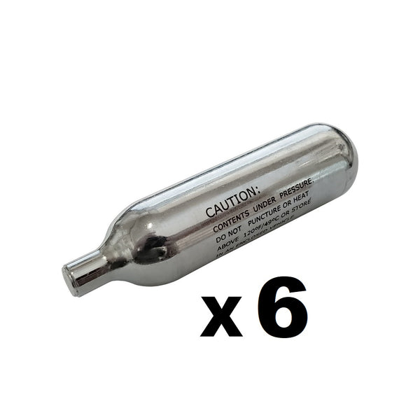 Co2 Cartridge, 16gm - 6 pack