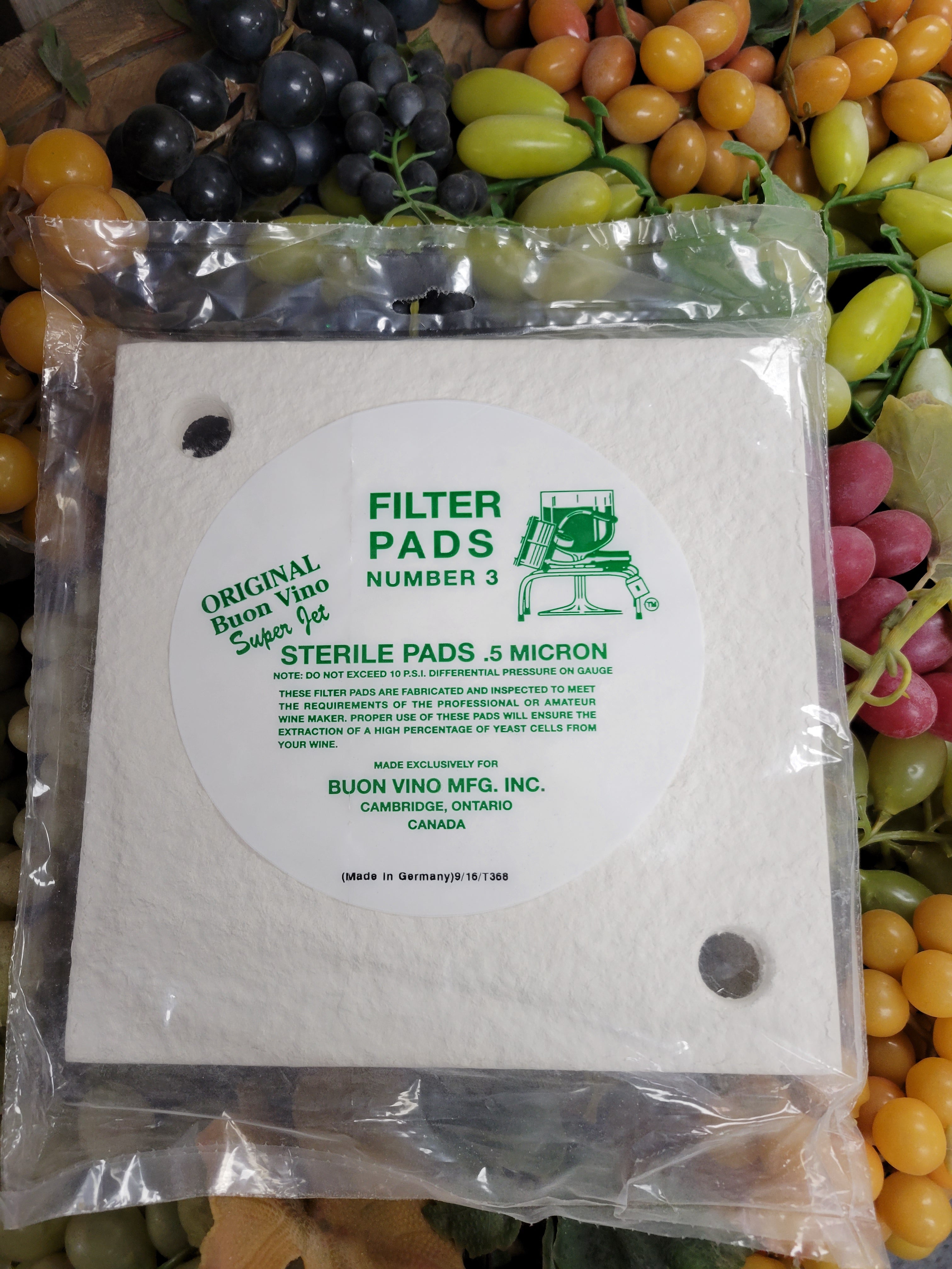 Buon Vino Super Jet Filter Pads