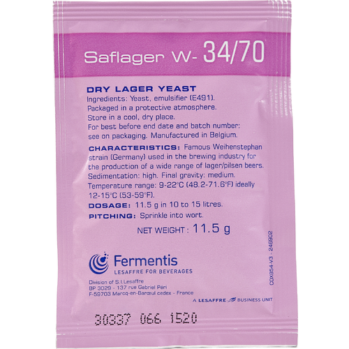 Fermentis SafLager W 34/70 Lager Yeast