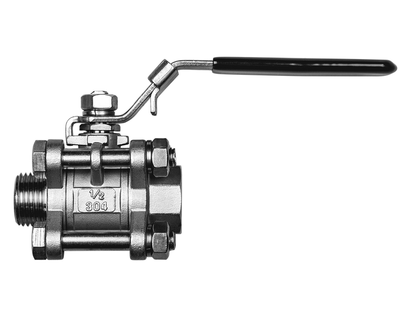 Stainless Steel Ball Valve - 3 Piece