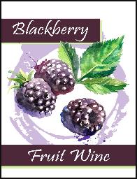 Blackberry Wine Labels 30 ct