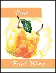 Pear Wine Labels 30 ct