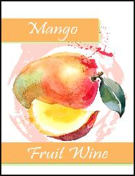Mango Wine Labels 30 ct