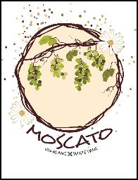 Moscato Wine Labels 30 ct