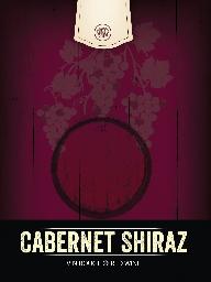 Cabernet Shiraz Wine Labels 30 ct
