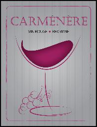 Carmenere Wine Labels 30 ct