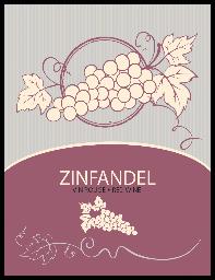 Zinfandel Wine Labels 30 ct