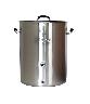 8 Gallon Brewer's BEAST Stainless Steel Pot w/ Lid & 2 Ports