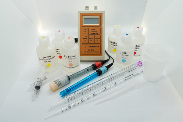 Vinmetrica SC-300 Sulfite & pH/TA Wine Analyzer Kit