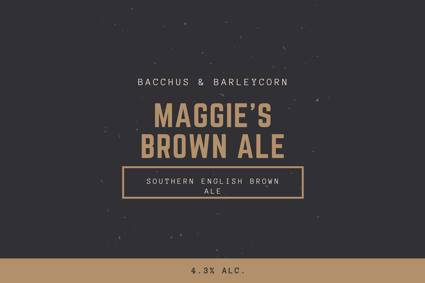 Maggie's Brown Ale (Southern English Brown Ale)