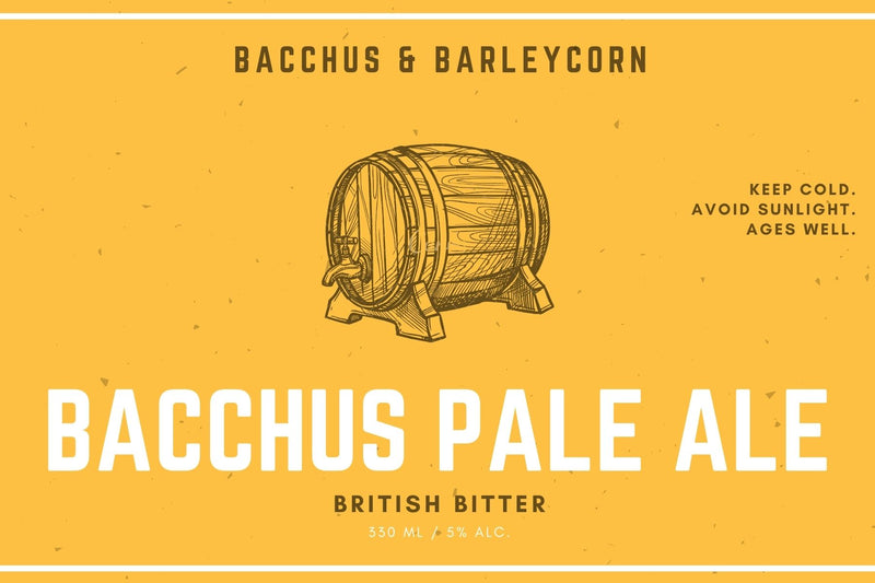 Bacchus Pale Ale 5 Gallon Extract Kit(British Bitter)