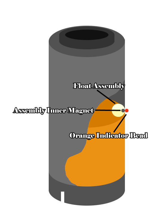 Ball and Keg Liquid Level Indicator