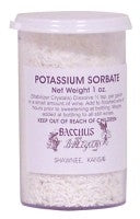 Potassium Sorbate (Stabilizer Crystals) 1 Oz